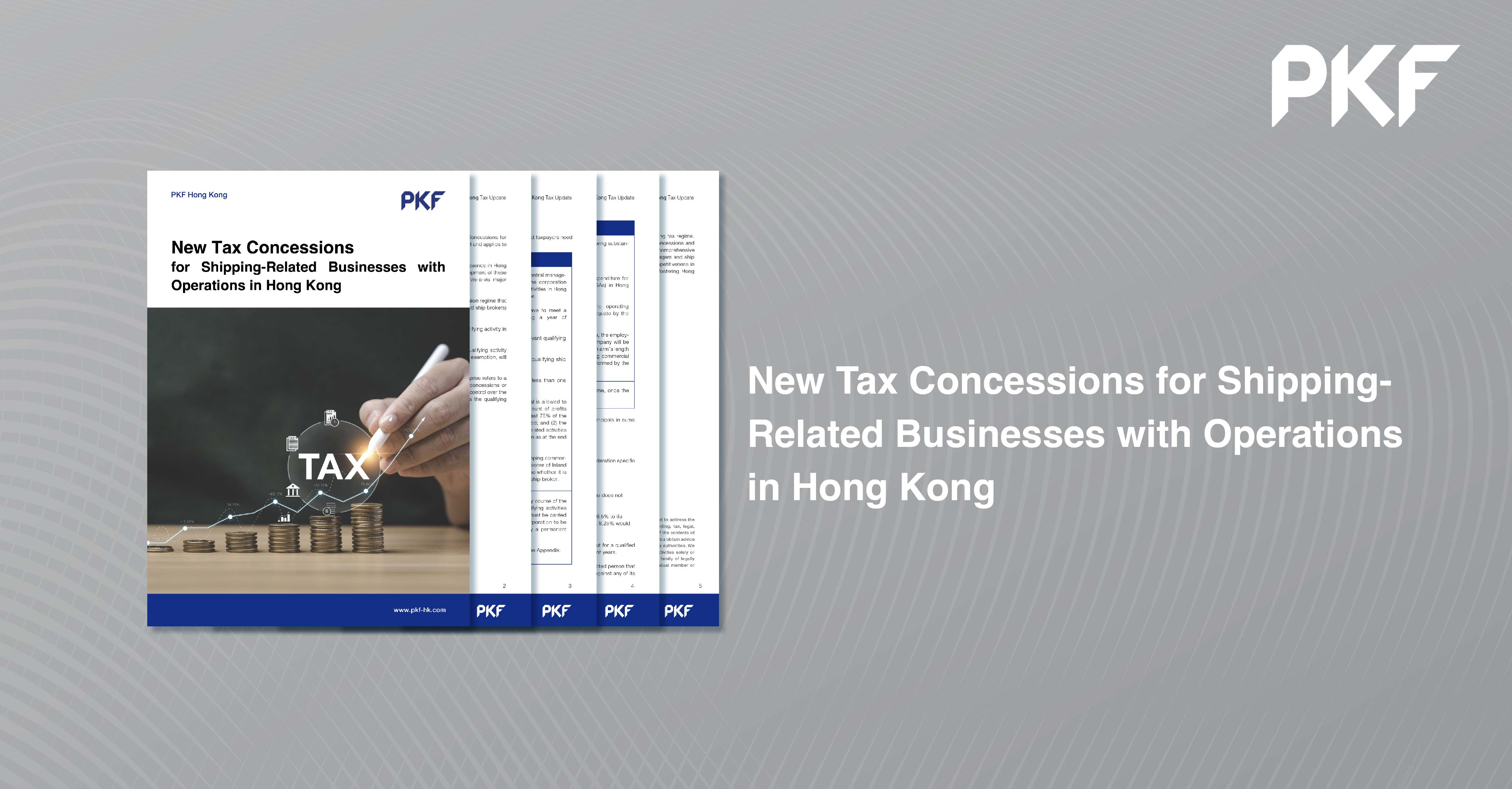 New Tax Concessions for Shipping-Related Businesses with Operations in HK